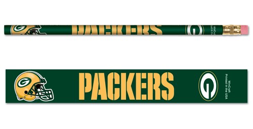 Green Bay Packers s Pencil 6 Pack