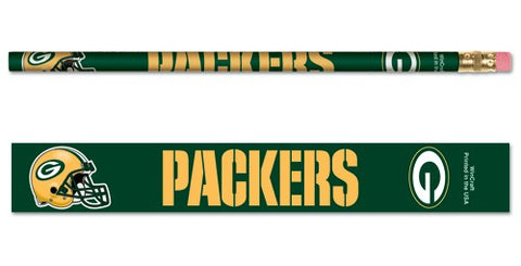 Green Bay Packers s Pencil 6 Pack