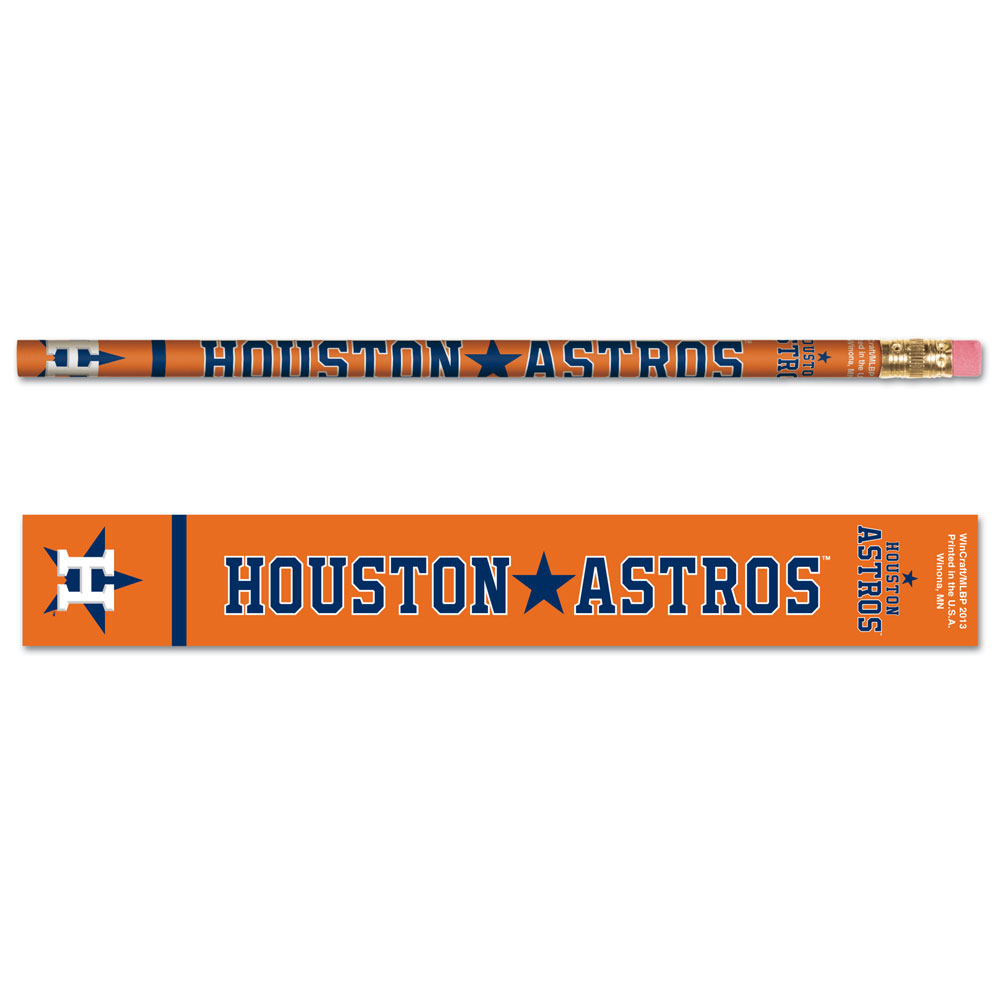 Houston Astros Pencil 6 Pack Special Order