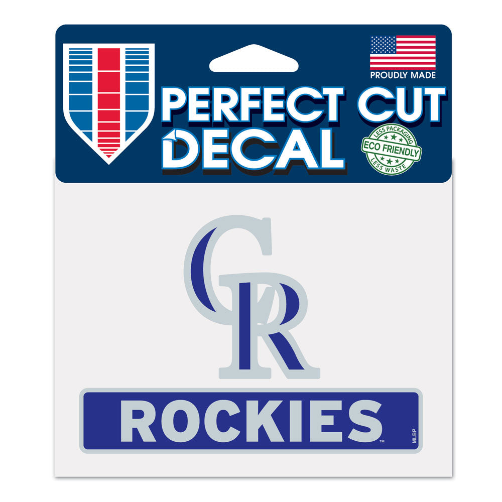 Colorado Rockies Decal 4.5x5.75 Perfect Cut Color Special Order