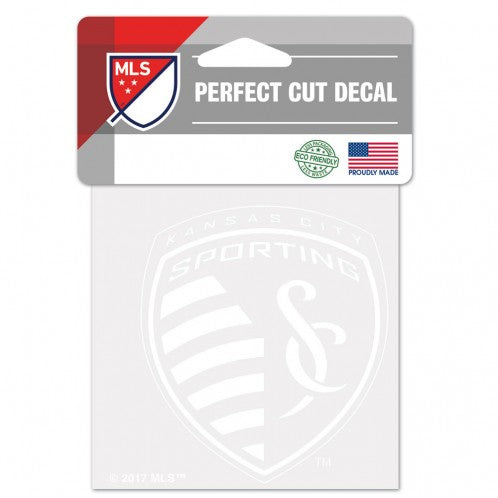 Sporting KC Wizards Decal 4x4 Perfect Cut White Special Order