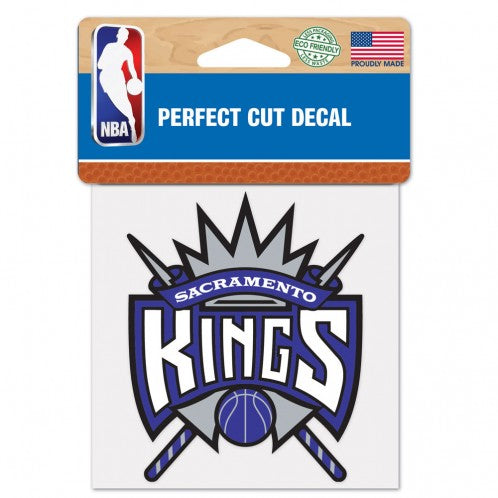 Sacramento Kings Decal 4x4 Perfect Cut Color