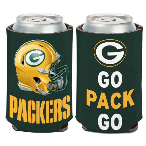 Green Bay Packers s Can Cooler Slogan Design