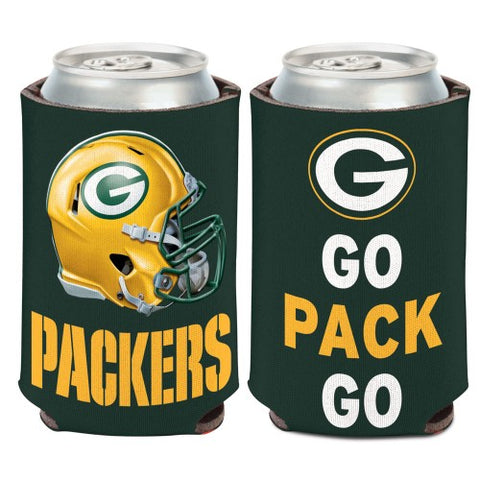 Green Bay Packers s Can Cooler Slogan Design