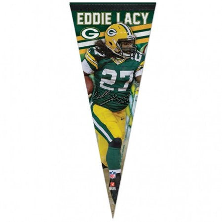 Green Bay Packers s Pennant 12x30 Premium Style Eddie Lacy Design