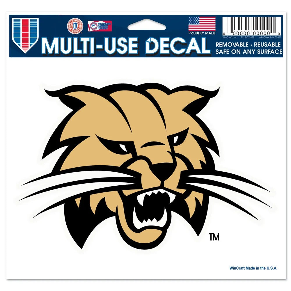 Ohio Bobcats Decal 5x6 Multi Use Color Special Order