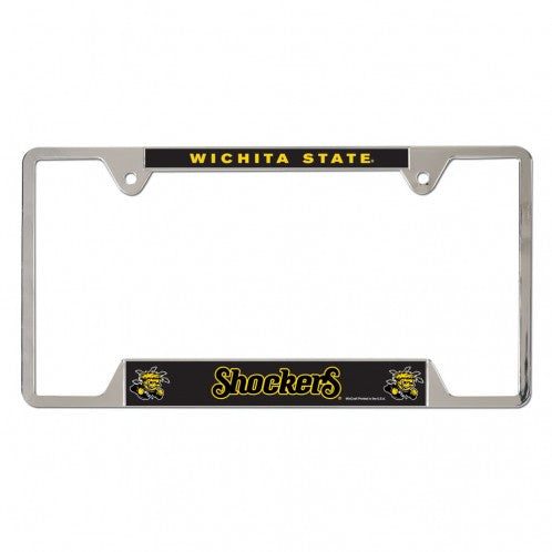 Wichita State Shockers License Plate Frame Metal Special Order