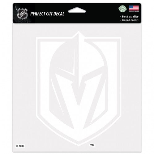 Las Vegas Golden Knights Decal 8x8 Perfect Cut White Special Order
