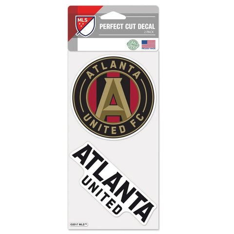 Atlanta United FC Decal 4x4 Perfect Cut Set of 2