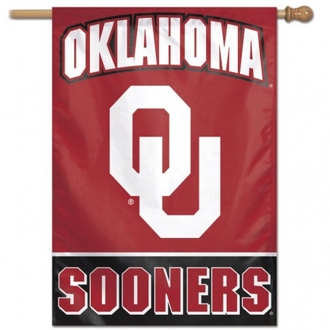 Oklahoma Sooners Banner 28x40 Vertical Alternate Design Special Order