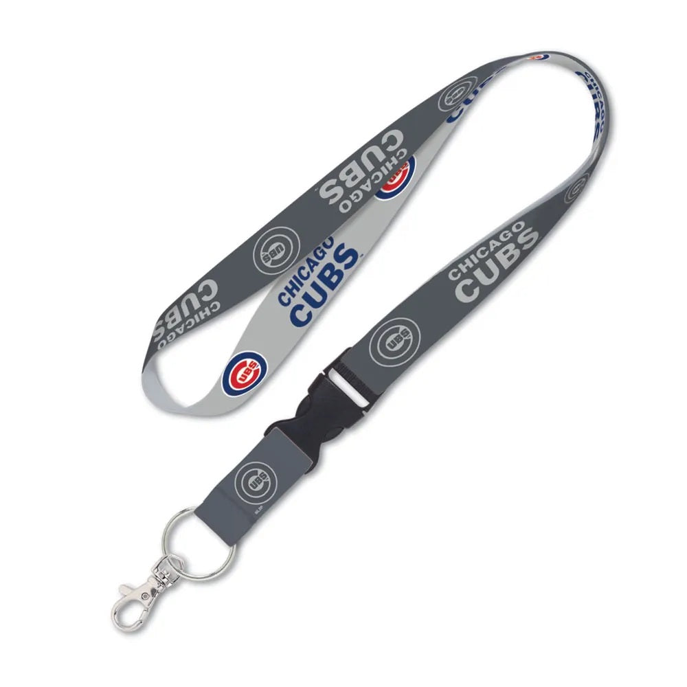 Chicago Cubs Lanyard with Detachable Buckle Grey Special Order