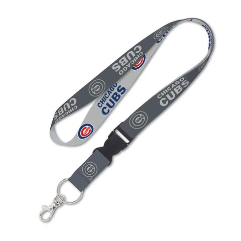 Chicago Cubs Lanyard with Detachable Buckle Grey Special Order