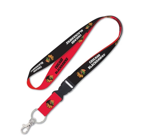 Chicago Blackhawks Lanyard with Detachable Buckle Special Order