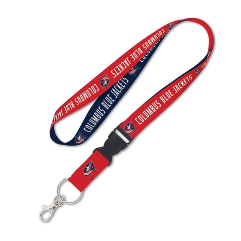 Columbus Blue Jackets Lanyard with Detachable Buckle Special Order