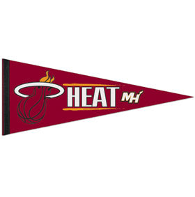 Miami Heat Pennant 12x30 Classic Style