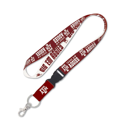 Texas A&M Aggies Lanyard with Detachable Buckle Special Order