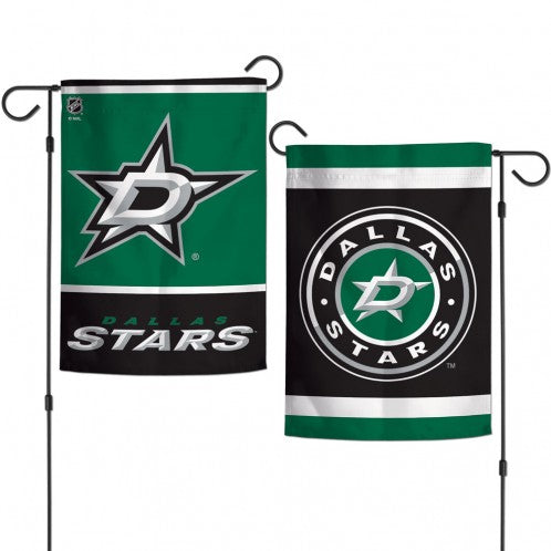Dallas Stars Flag 12x18 Garden Style 2 Sided Special Order