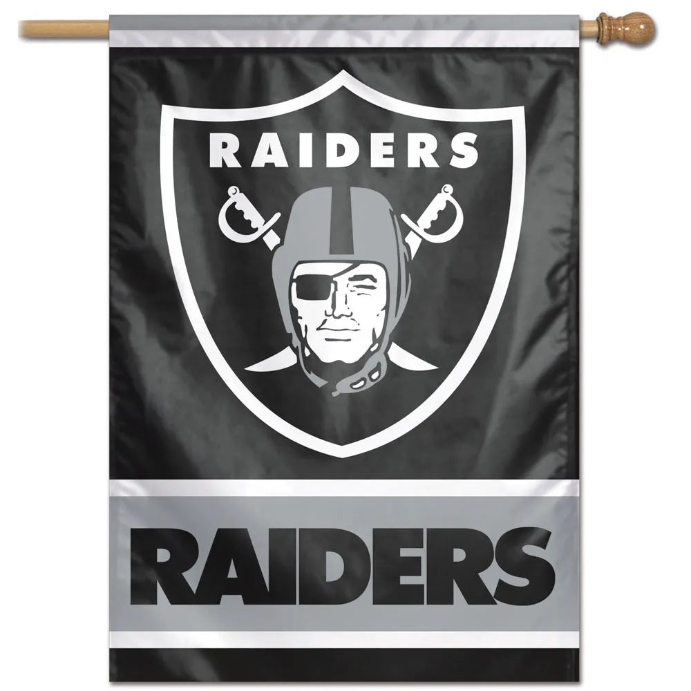 Las Vegas Raiders Banner 28x40 Vertical