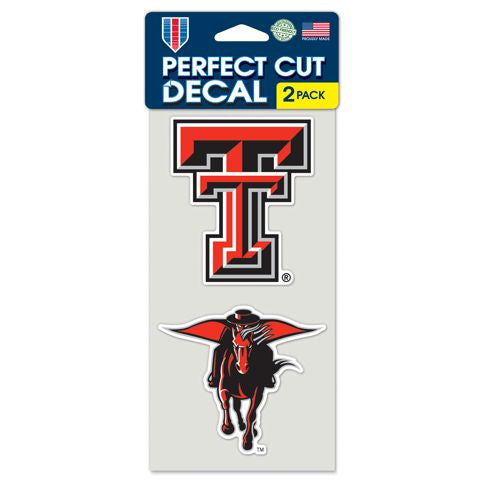 Texas Tech Red Raiders Set of 2 Die Cut Decals Special Order
