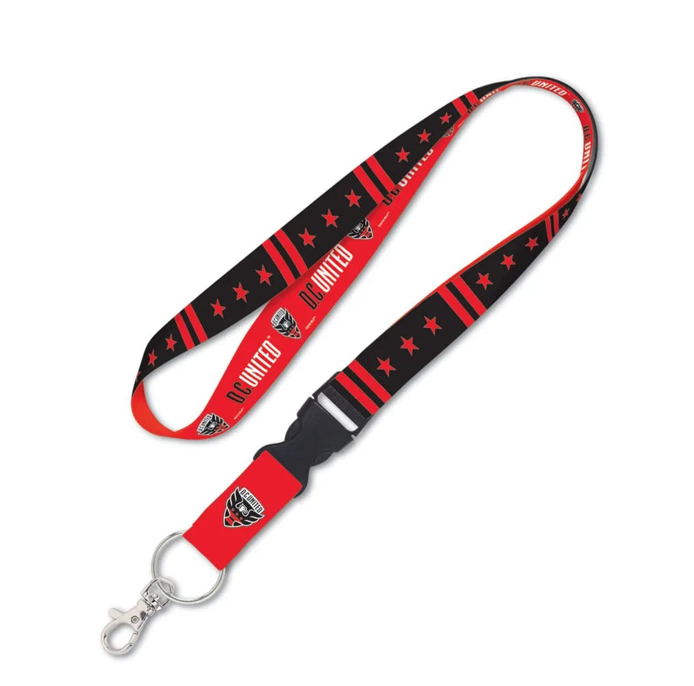 D. C. United Lanyard with Detachable Buckle