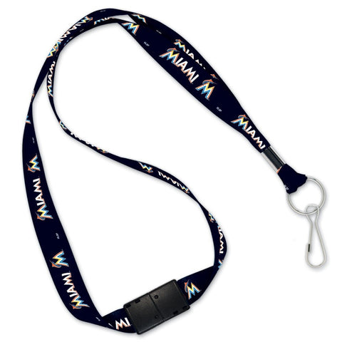 Miami Marlins Lanyard with Detachable Buckle