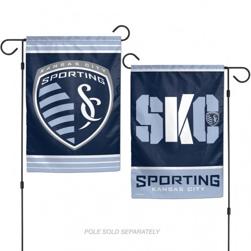 Sporting KC Wizards Flag 12x18 Garden Style 2 Sided