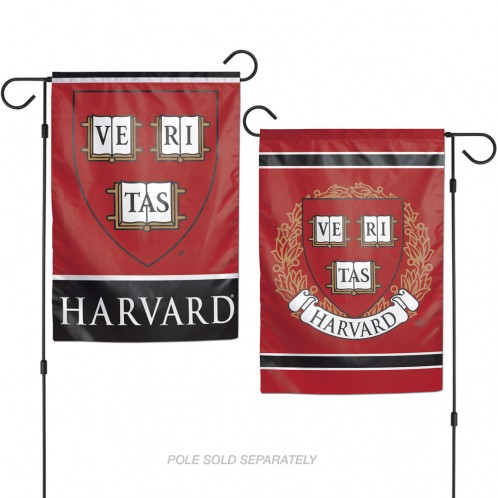 Harvard Crimson Flag 12x18 Garden Style 2 Sided Special Order