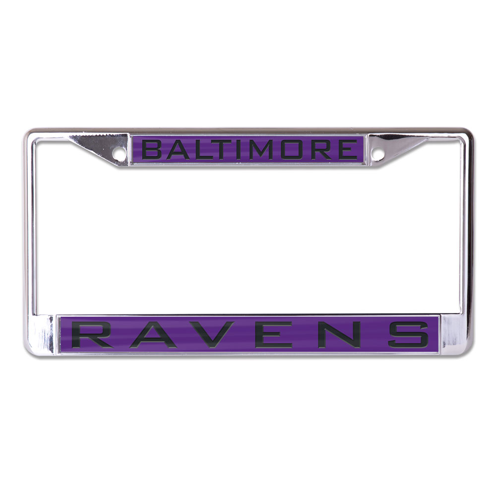 Baltimore Ravens License Plate Frame Inlaid Special Order