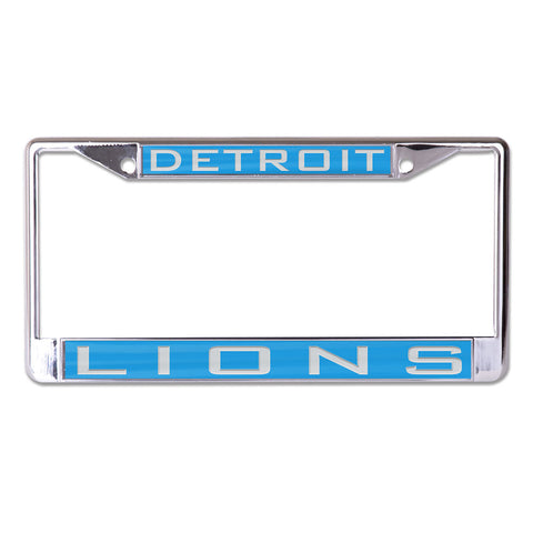 Detroit Lions License Plate Frame Inlaid Special Order