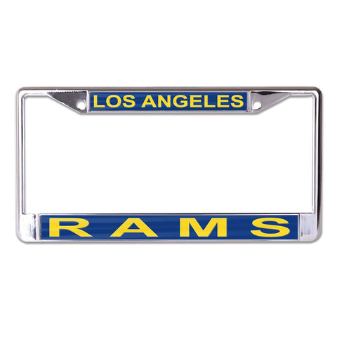 Los Angeles Rams License Plate Frame Inlaid