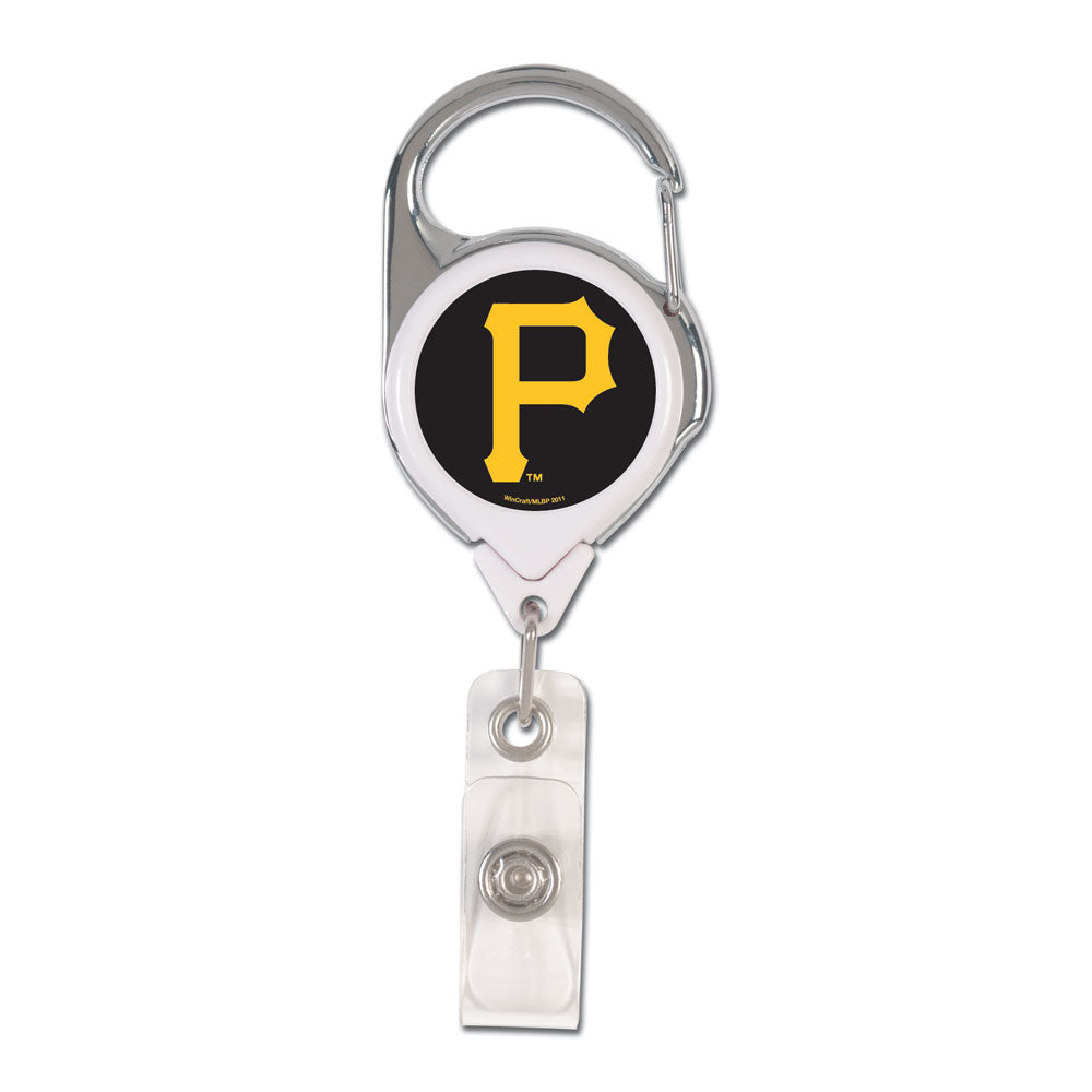 Pittsburgh Pirates Badge Holder Premium Retractable