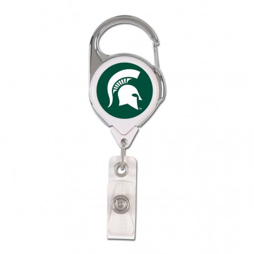 Michigan State Spartans Retractable Premium Badge Holder