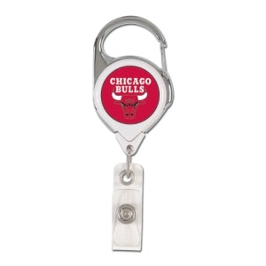 Chicago Bulls Badge Holder Premium Retractable