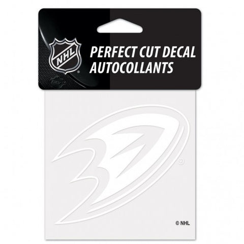 Anaheim Mighty Ducks Decal 4x4 Perfect Cut White Special Order