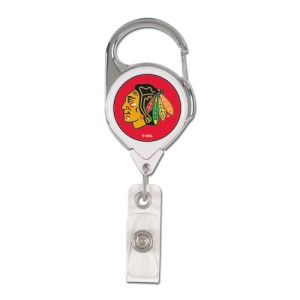 Chicago Blackhawks Retractable Premium Badge Holder Special Order