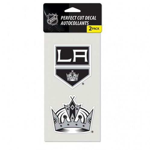 Los Angeles Kings Decal 4x4 Perfect Cut Set of 2