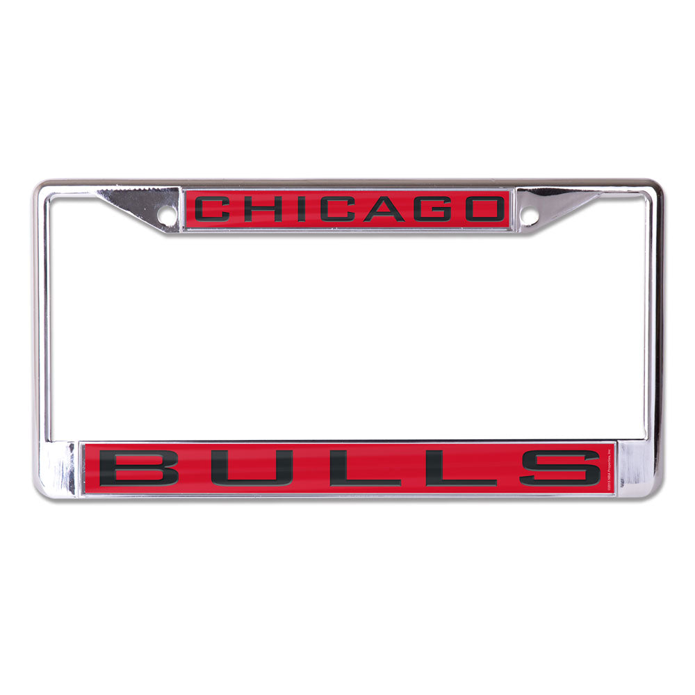Chicago Bulls License Plate Frame Inlaid