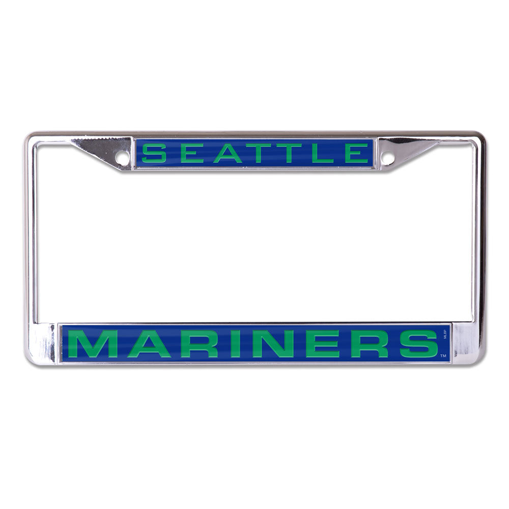 Seattle Mariners License Plate Frame Inlaid