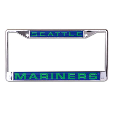 Seattle Mariners License Plate Frame Inlaid