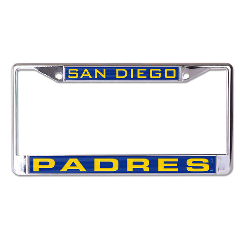 San Diego Padres License Plate Frame Inlaid