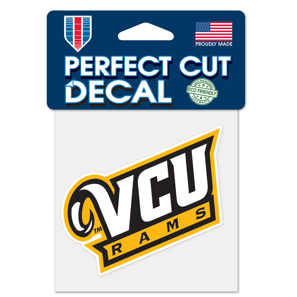 Virginia Commonwealth Rams Decal 4x4 Perfect Cut Color