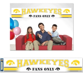 Iowa Hawkeyes Banner 12x65 Party Style CO