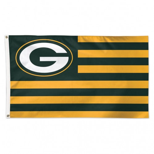 Green Bay Packers s Flag 3x5 Deluxe Americana Design