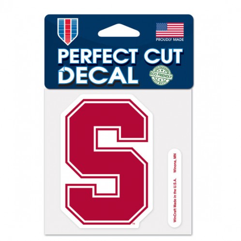 Stanford Cardinals Decal 4x4 Perfect Cut Color Special Order