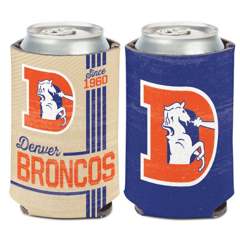 Denver Broncos Can Cooler Vintage Design