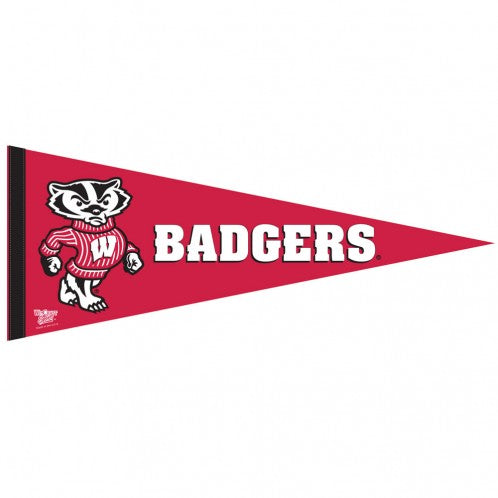 Wisconsin Badgers Pennant 12x30 Premium Style