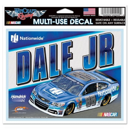Dale Earnhardt Jr Nascar #88 Decal 5x6 Multi Use Color