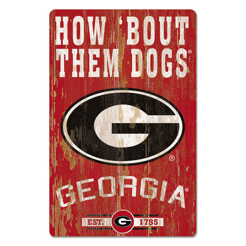 Georgia Bulldogs Sign