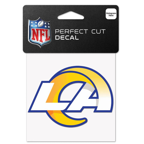 Los Angeles Rams Decal 4x4 Perfect Cut Color