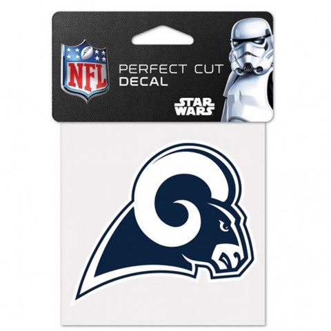 Los Angeles Rams Decal 4x4 Perfect Cut Color Special Order